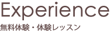 体験レッスン